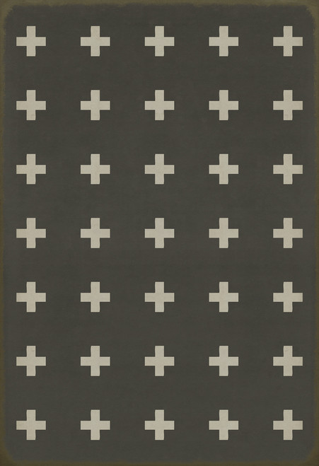 Pattern 24 Ionia - vinyl floor cloth sizes 52x76, 70x102