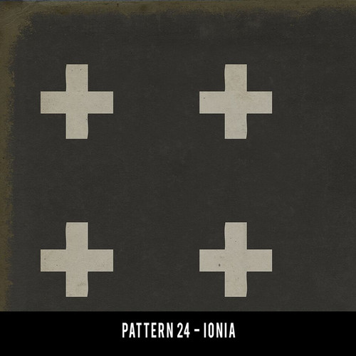 Pattern 24 Ionia - vinyl floor cloth swatch sample
