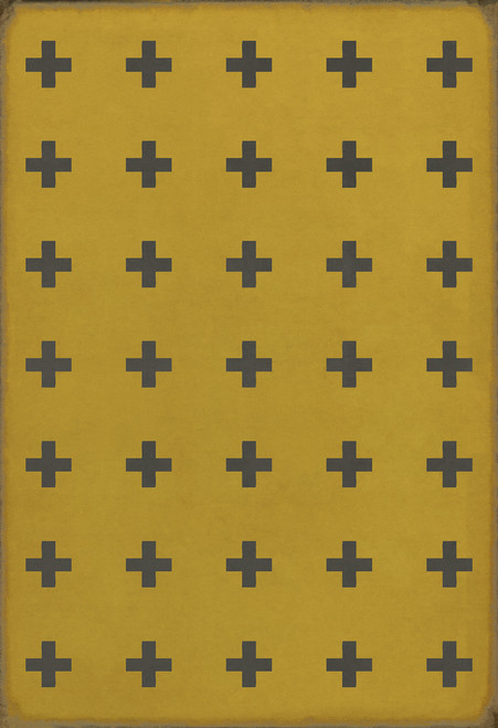 Pattern 24 Crete - vinyl floor cloth sizes 52x76, 70x102