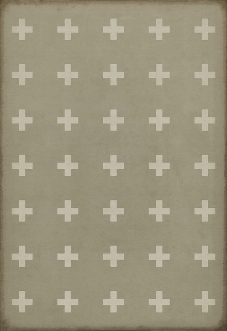 Pattern 24 Kalamos - vinyl floor cloth sizes 52x76, 70x102