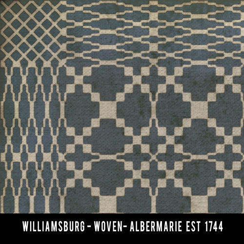 Williamsburg Woven Albemarle - vinyl floor cloth swatch sample