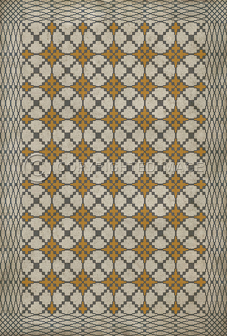 Spicher and Company Diamonds - Edward Vinyl Floorcloth - 38in x 56in