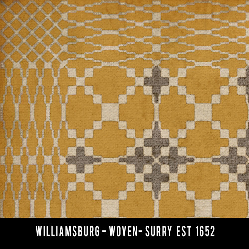 Williamsburg Woven Surry - vinyl floor cloth swatch sample