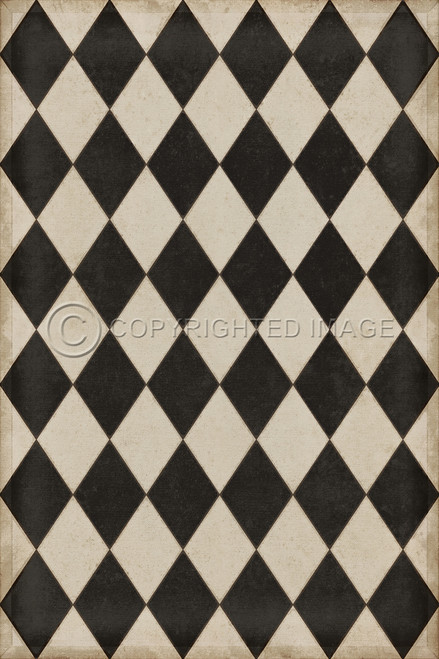 edwards diamonds quick ship vinyl floor cloth 52x76, 70x102