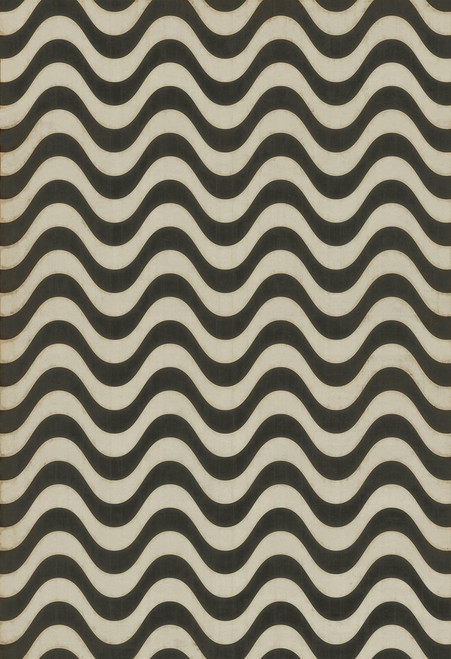 Pattern 18 Frequency - vinyl floor cloth sizes 52x76, 70x102