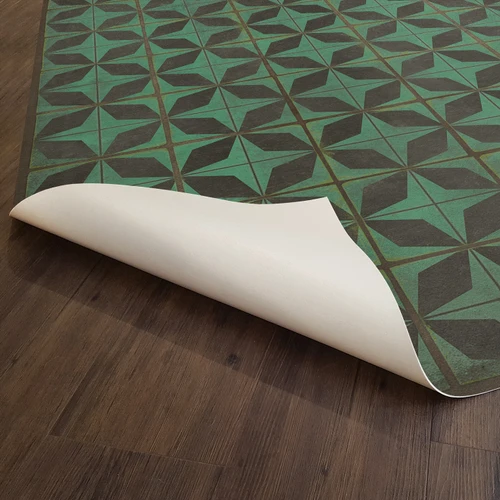 Classic Pattern 54 Draco - vinyl floor cloth underside