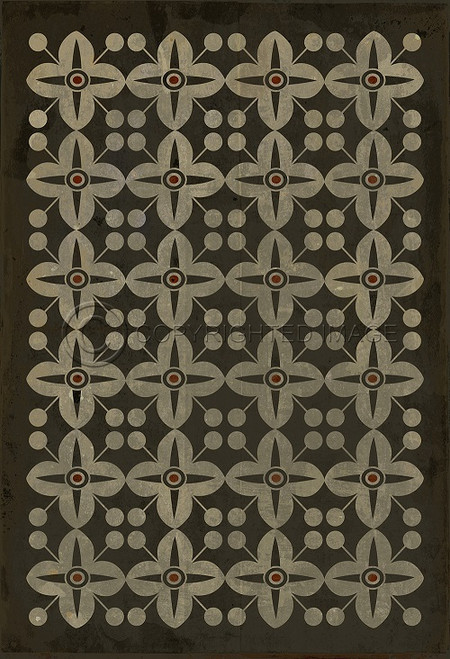 Pattern 3 Oz vinyl floor cloth