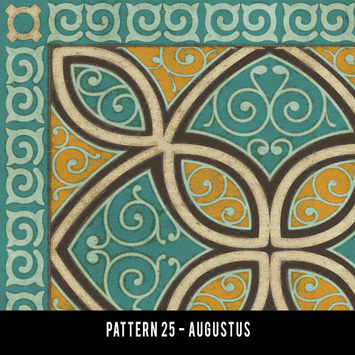 Swatches for Pattern 25 - vinyl floor cloths