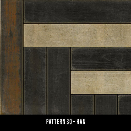 Swatches for Pattern 30 - vinyl floor cloths