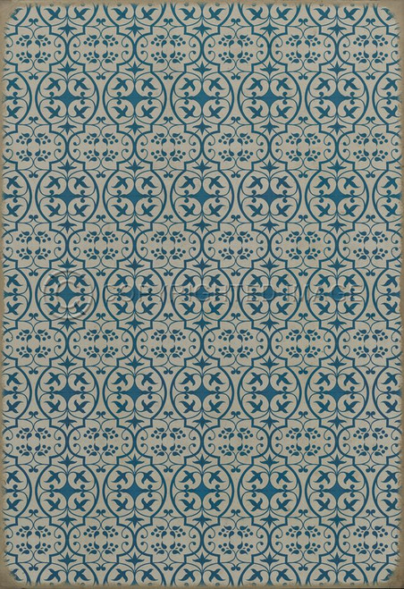 Pattern 51 vinyl floor cloth