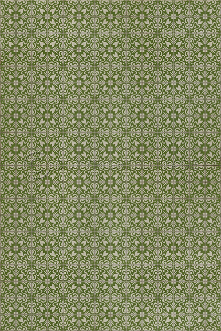 Pattern 56 vinyl floor cloth