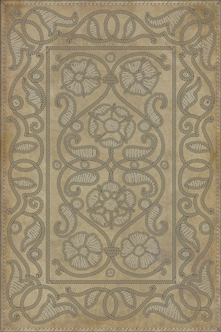 Pattern 64 vinyl floor cloth