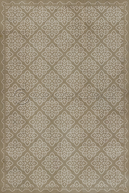 Pattern 45 vinyl floor cloth