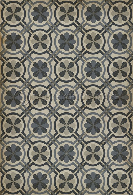 pattern 19 madame curie quick ship vinyl floor cloth