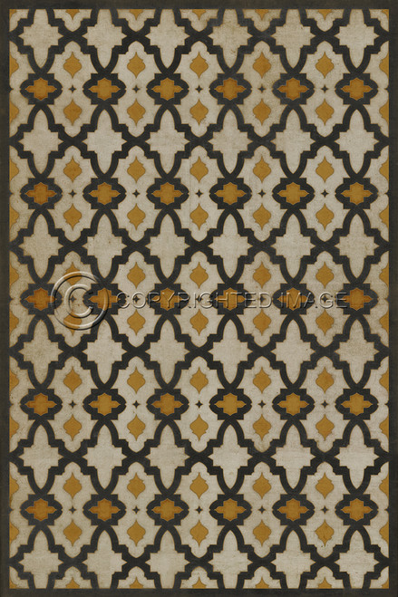 pattern 31 Rajha quick ship vinyl floor cloth