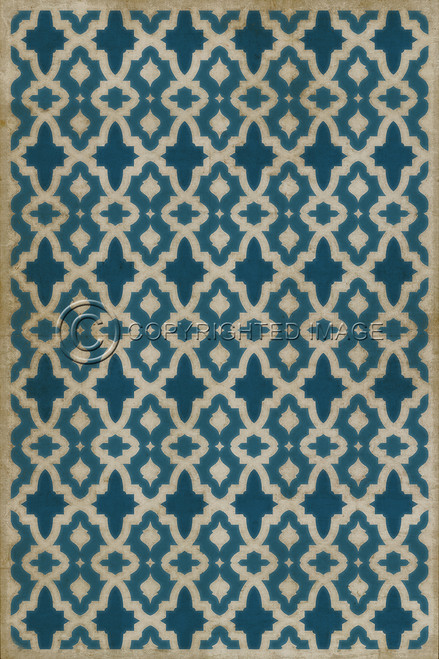 pattern 31 the blue mosque quick ship sizes vinyl floor cloth