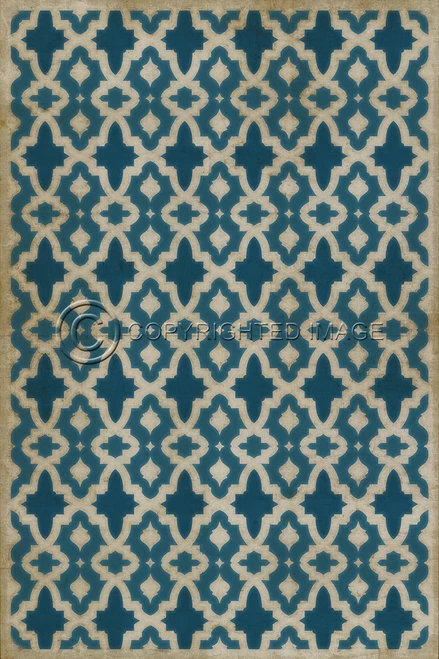 classic pattern 31 the blue mosque quick ship sizes vinyl floor cloth