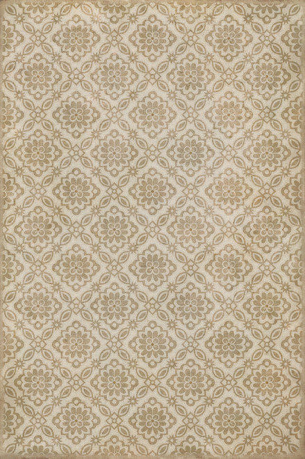 Williamsburg Bookbinder Clarkson - vinyl floor cloth sizes 20x30, 24x36, 38x56, 52x76, 70x102