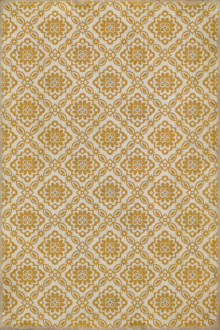 Williamsburg Bookbinder Parks - vinyl floor cloth sizes 20x30, 24x36, 38x56, 52x76, 70x102