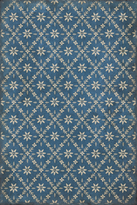 Williamsburg Naturalist Colden - vinyl floor cloth sizes 20x30, 24x36, 38x56, 52x76, 70x102