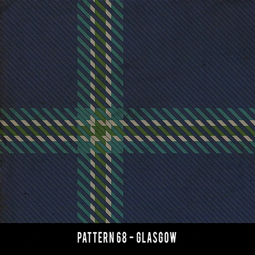 Pattern 68 Glasgow - vinyl floor cloth sample swatch