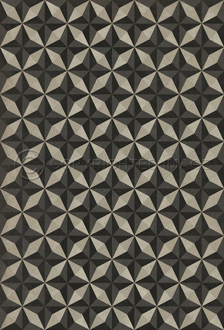 Pattern 74 vinyl floor cloth