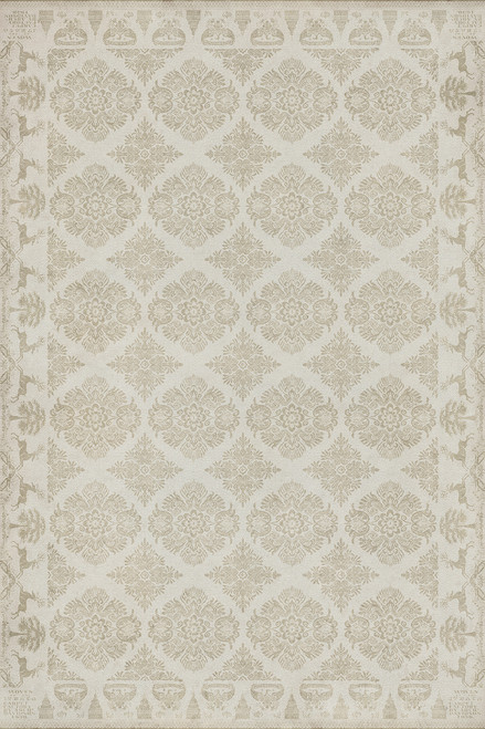 Williamsburg Archibald My Spectre Around Me - vinyl floor cloth sizes 20x30, 24x36, 38x56, 52x76, 70x102