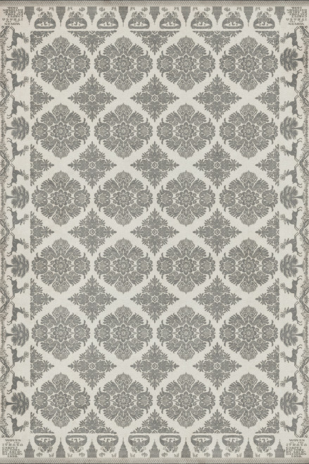 Williamsburg Archibald To The Evening Star - vinyl floor cloth sizes 20x30, 24x36, 30x44, 38x56, 52x76, 70x102