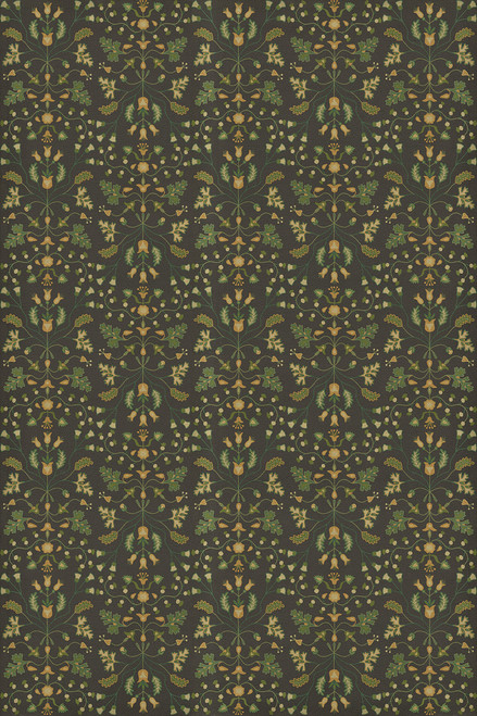 Williamsburg Franklin Benevolus - vinyl floor cloth sizes 20x30, 24x36, 38x56, 52x76, 70x102