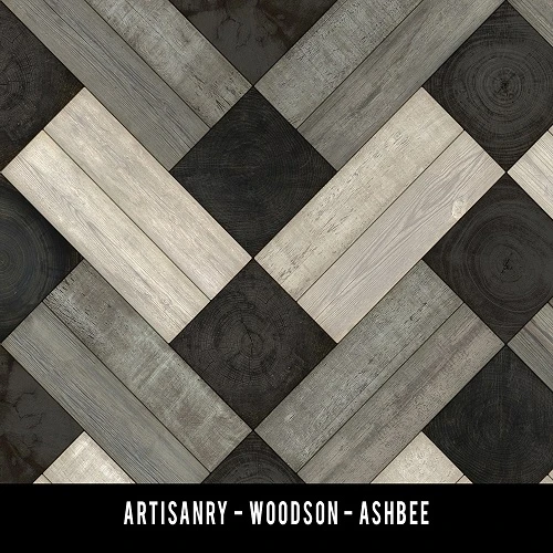 Woodson Ashbee - vinyl floor cloth swatch sample