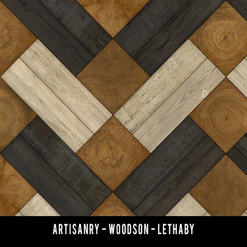 Woodson Lethaby - vinyl floor cloth swatch sample