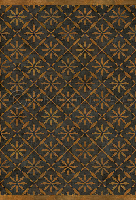 Roycrofter No Enemy but Himself - vinyl floor cloth sizes 20x30, 24x36, 30x44, 38x56