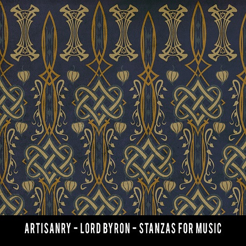 Lord Byron Stanzas for Music - vinyl floor cloth swatch sample