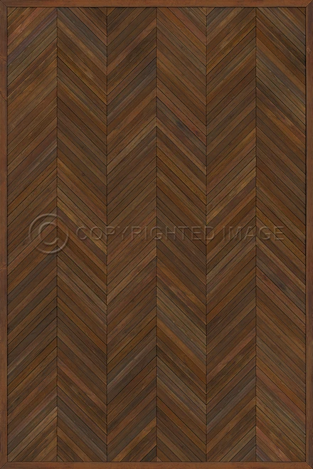 The Legacy Hand and Brain - vinyl floor cloth sizes 20x30, 24x36, 30x44, 38x56