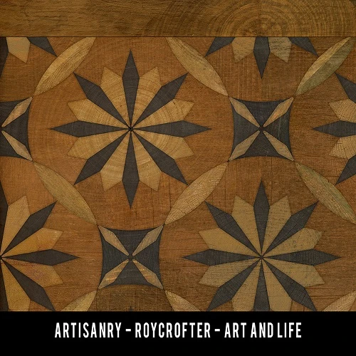 Roycrofter Art and Life - vinyl floor cloth swatch sample
