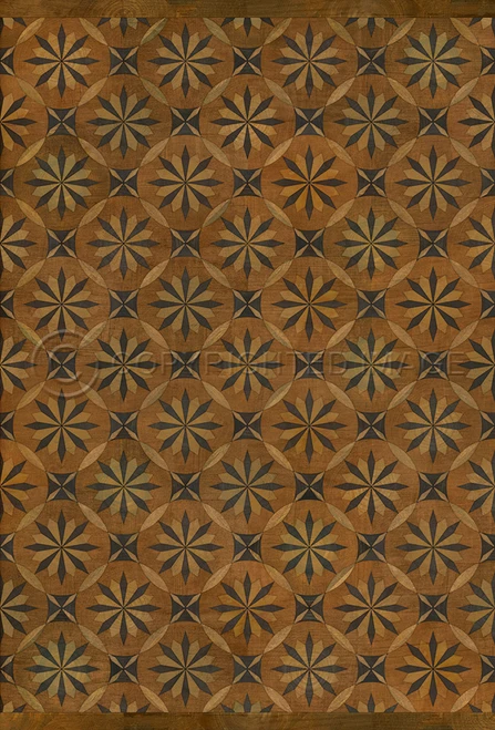 Roycrofter Art and Life - vinyl floor cloth sizes 20x30, 24x36. 30x44, 38x56