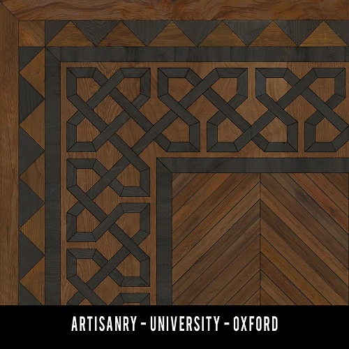 University Oxford - vinyl floor cloth swatch sample