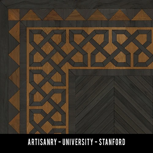 University Stanford - vinyl floor cloth swatch sample