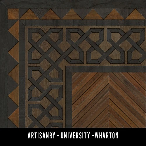 University Wharton - vinyl floor cloth swatch sample