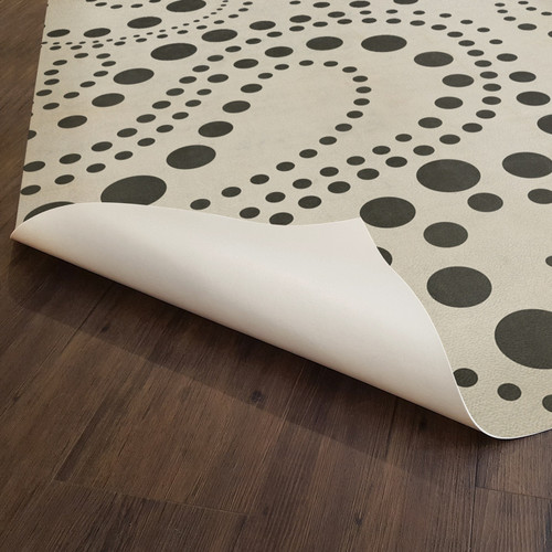 Classic Pattern 12 Catch 22 - vinyl floor cloth underside 