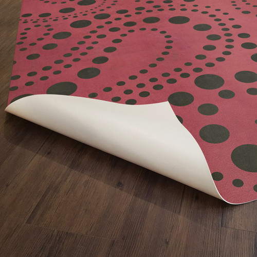 Classic Pattern 12 Serendipity - vinyl floor cloth underside 