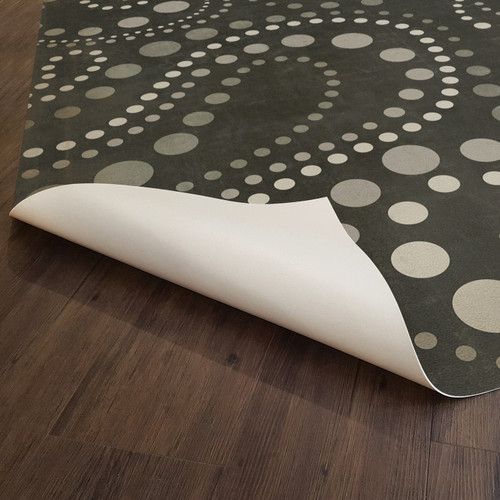 Classic Pattern 12 The Time Traveler - vinyl floor cloth underside 