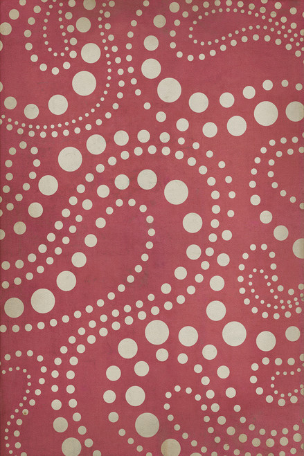 Classic Pattern 12 Tickled Pink - vinyl floor cloth all rectangle sizes 