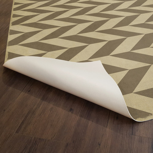Classic Pattern 6 Mercurius - vinyl floor cloth underside 