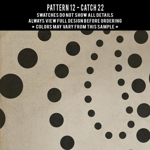 Swatches for Pattern 12 - vinyl floor cloths