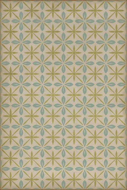 Pattern 81 Mom's Kitchen - vinyl floor cloth sizes 20x30, 24x36, 30x44, 38x56