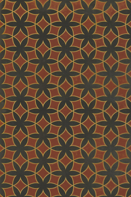 Pattern 79 Gone With the Wind - vinyl floor cloth sizes 20x30, 24x36, 30x44, 38x56