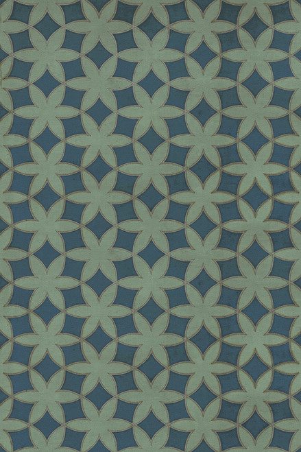 Pattern 79 Singing in the Rain - vinyl floor cloth sizes 20x30, 24x36, 30x44, 38x56