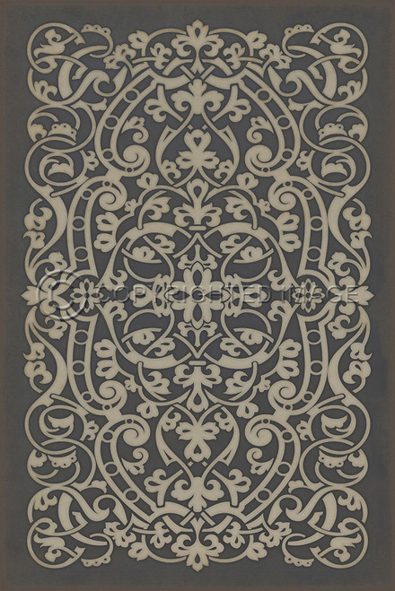 pattern 77 vinyl floor cloth