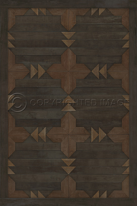 Carpathian: Serbia - vinyl floor cloth sizes 24x36, 20x30, 30x44, 38x56